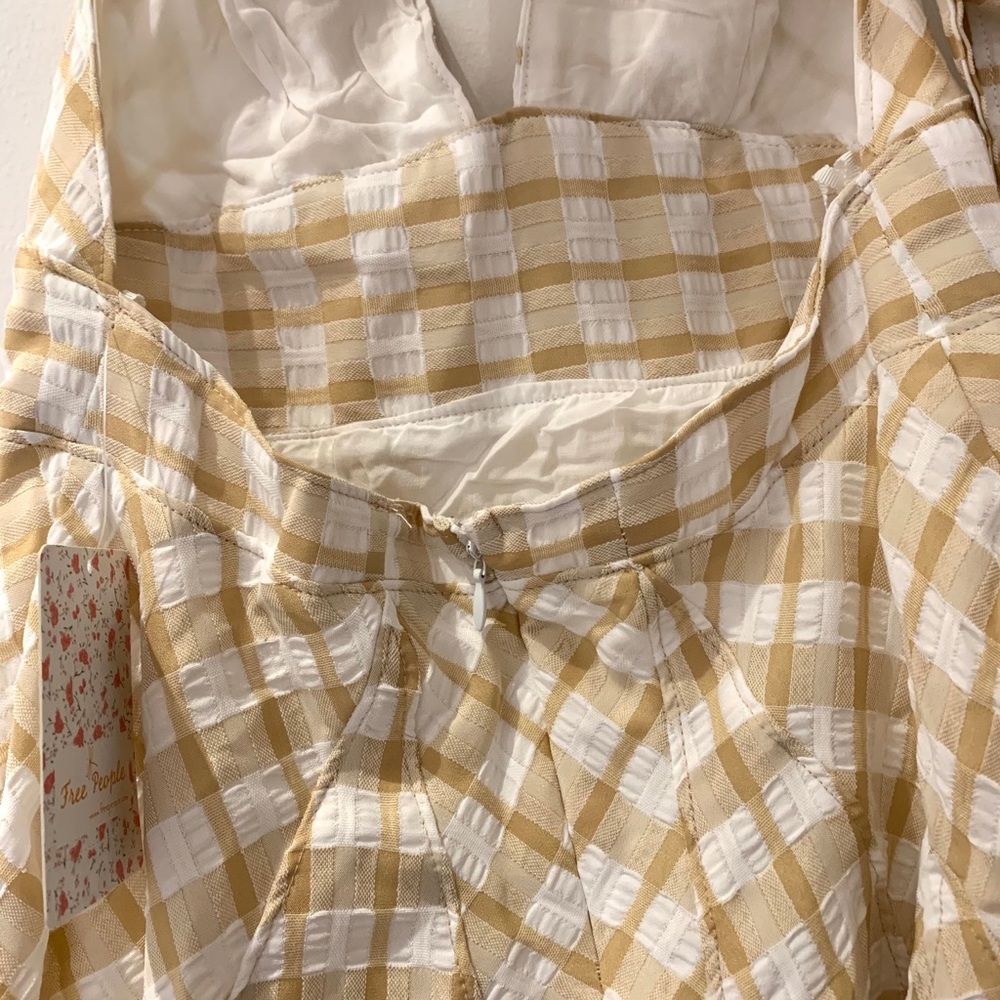 Free People Do The Twist Seersucker Halter Dress - Picture 8 of 9